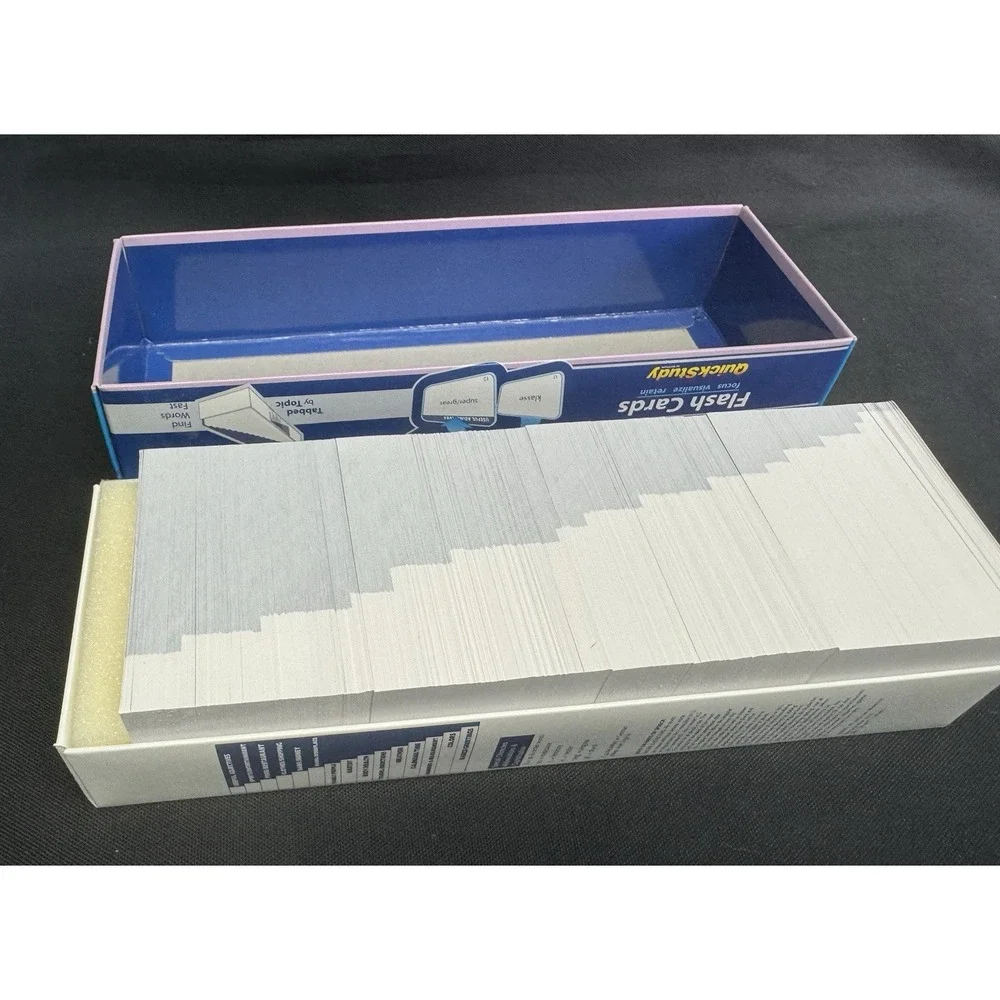German Vocabulary Flash Cards 1000 Quick Study 4 Test By Topic